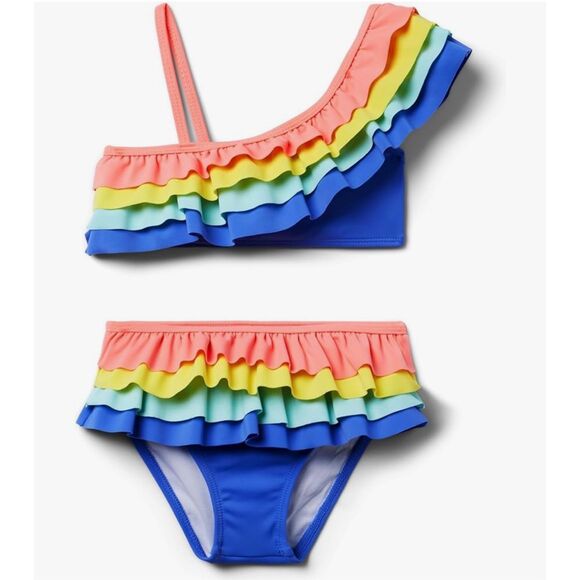 Janie and Jack Ruffle 2-Piece Swimsuit Size 18-24 Months